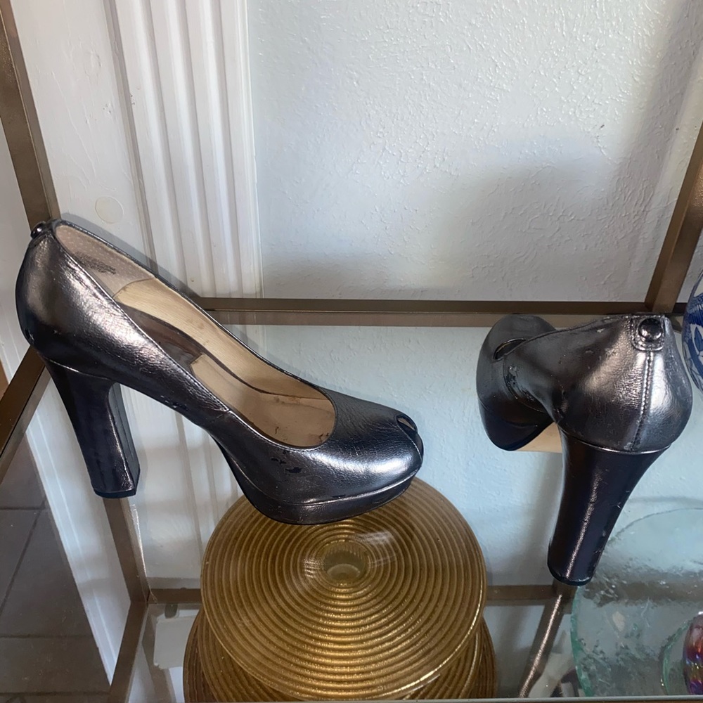 Silver Michael Kors Heels